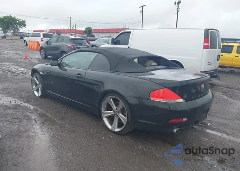 2007 BMW 650I z USA, uszkodzony, nr VIN WBAEK13507CN80479